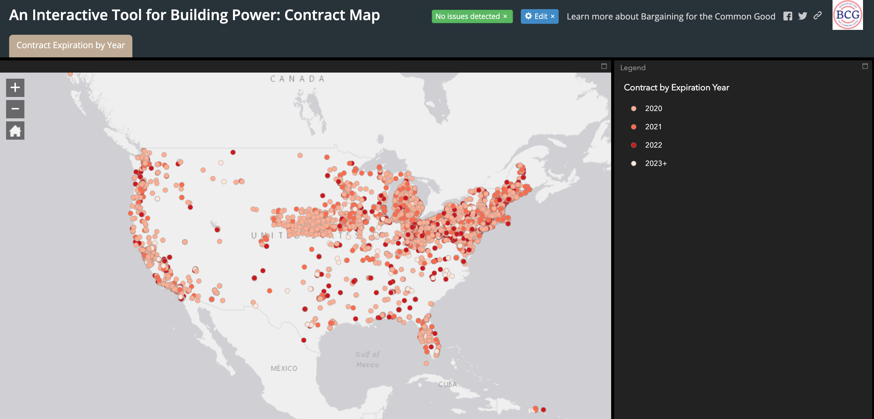 Mapping Our Movement To Go On Offense An Interactive Tool For Common Good Organizing The Forge