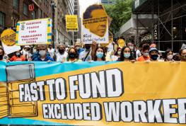 Fast to Fund Excluded Workers March